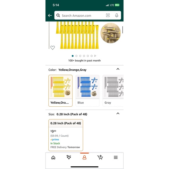 48-Piece Perm Rods / Curlers / Cold Wave
Rods & Steel Pintail/Rat Tail Comb - Picture 4 of 6